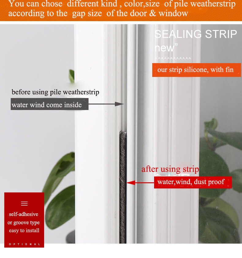 What Is A Wool Pile Weatherstrip, Pile Weather Stripping For Sliding Doors