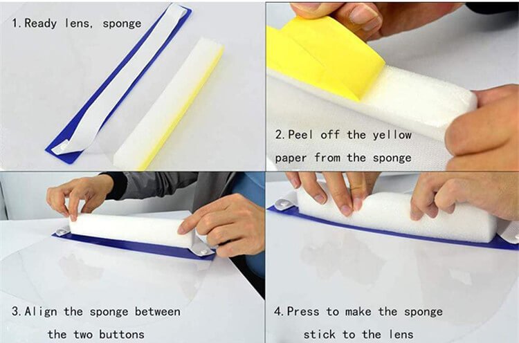Face shield sponge PU foam strip 4